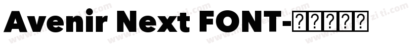 Avenir Next FONT字体转换